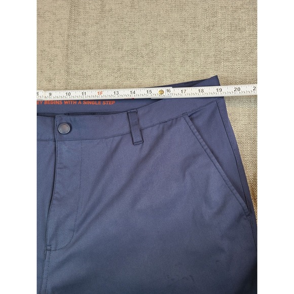 Rhone Pants Mens 38X25 Navy Commuter Classic Straight Leg Performance Golf Chino - Picture 4 of 11